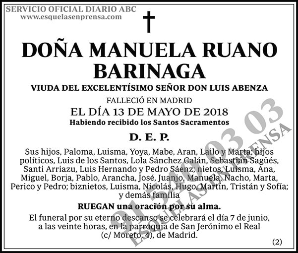 Manuela Ruano Barinaga